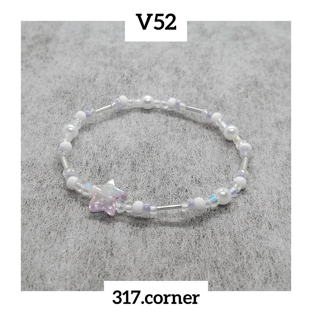 Vòng tay hạt cườm phối ngôi sao hologram - V52 - 317.corner
