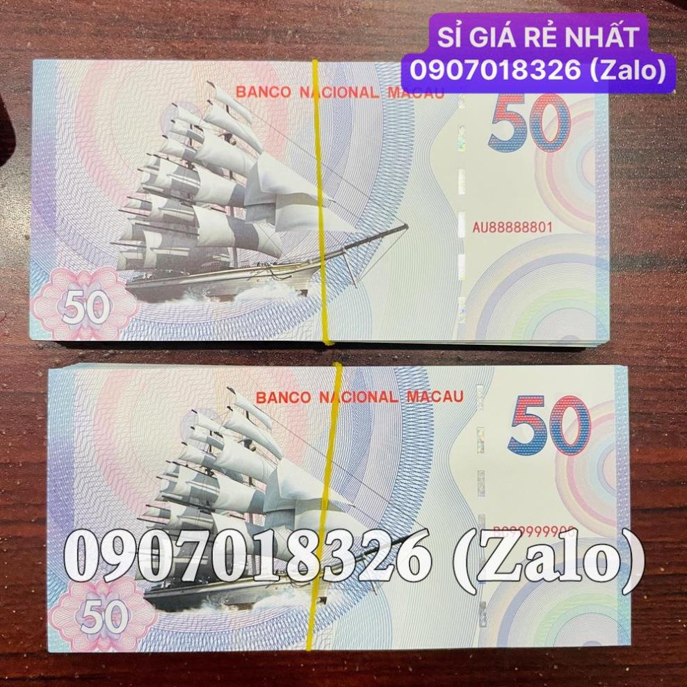 [HÓT] Sỉ 100 Tờ Thuận Buồm Xuôi Gió Macau Lưu Niệm Bảo An Cực Đẹp , Giá Sỉ