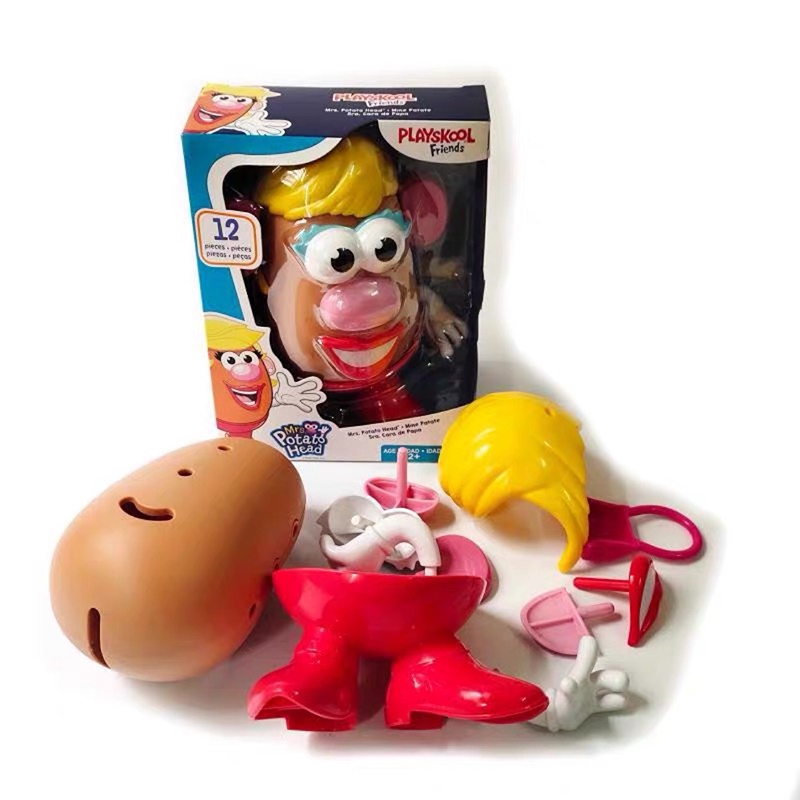 Mr. Potato Head Playskool Đồ Chơi Đầu Trứng Quà Tặng Lắp Ráp Vui Nhộn Bộ Sưu Tập Búp Bê Khoai Tây Bà Chủ Sở Thích