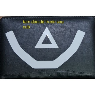 Tem dè trước sau cub tam giác,