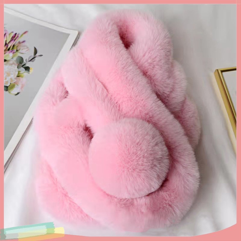 Khăn choàng lông giả thời trang trẻ trung cho nam và nữ