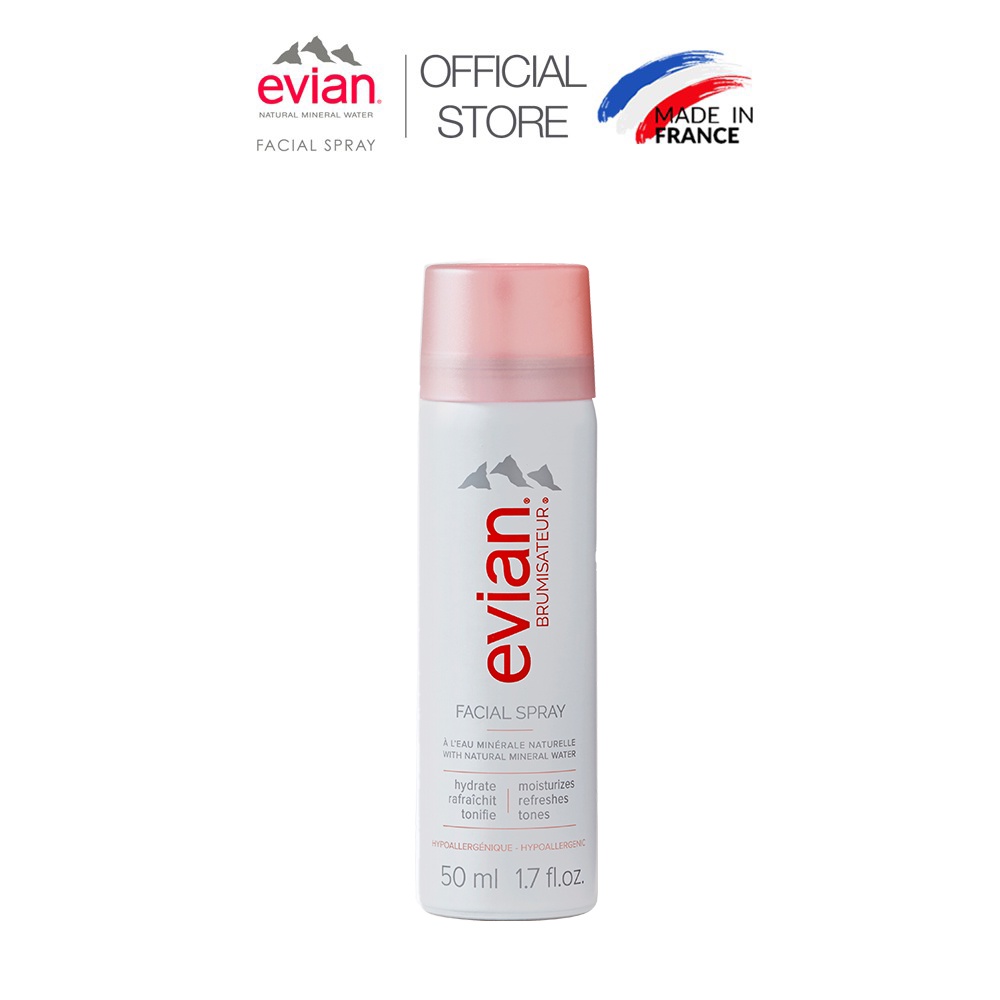 Xịt khoáng cấp ẩm evian® Facial Spray 50ml