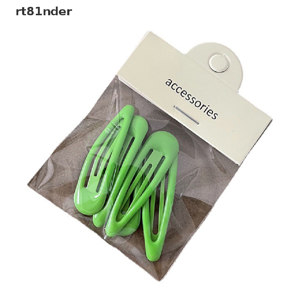 Rt set 5 Kẹp Tóc Hình Giọt Nước Màu Sắc Ngọt Ngào Cho Bé Gái