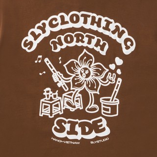 Áo thun SLY Northside màu nâu