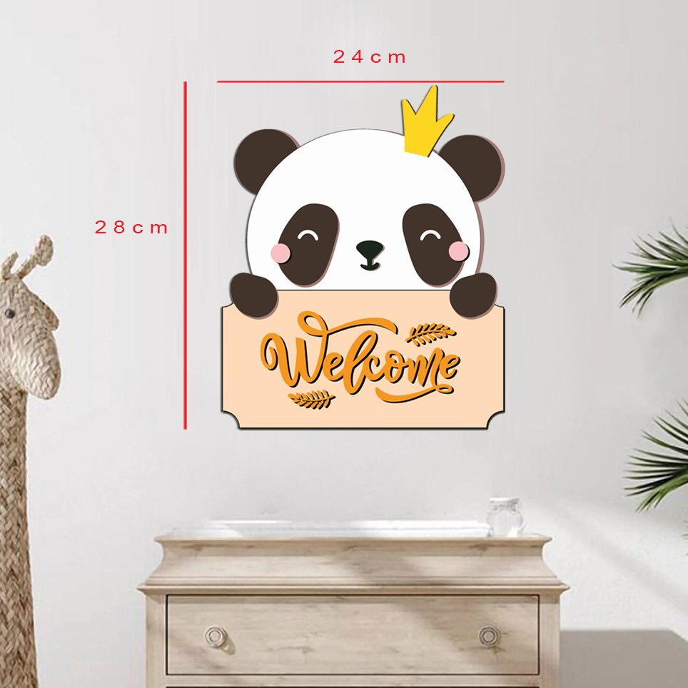 Tranh dán treo cửa, biển dán treo cửa phòng trẻ em chất liệu mex bền bỉ giá rẻ