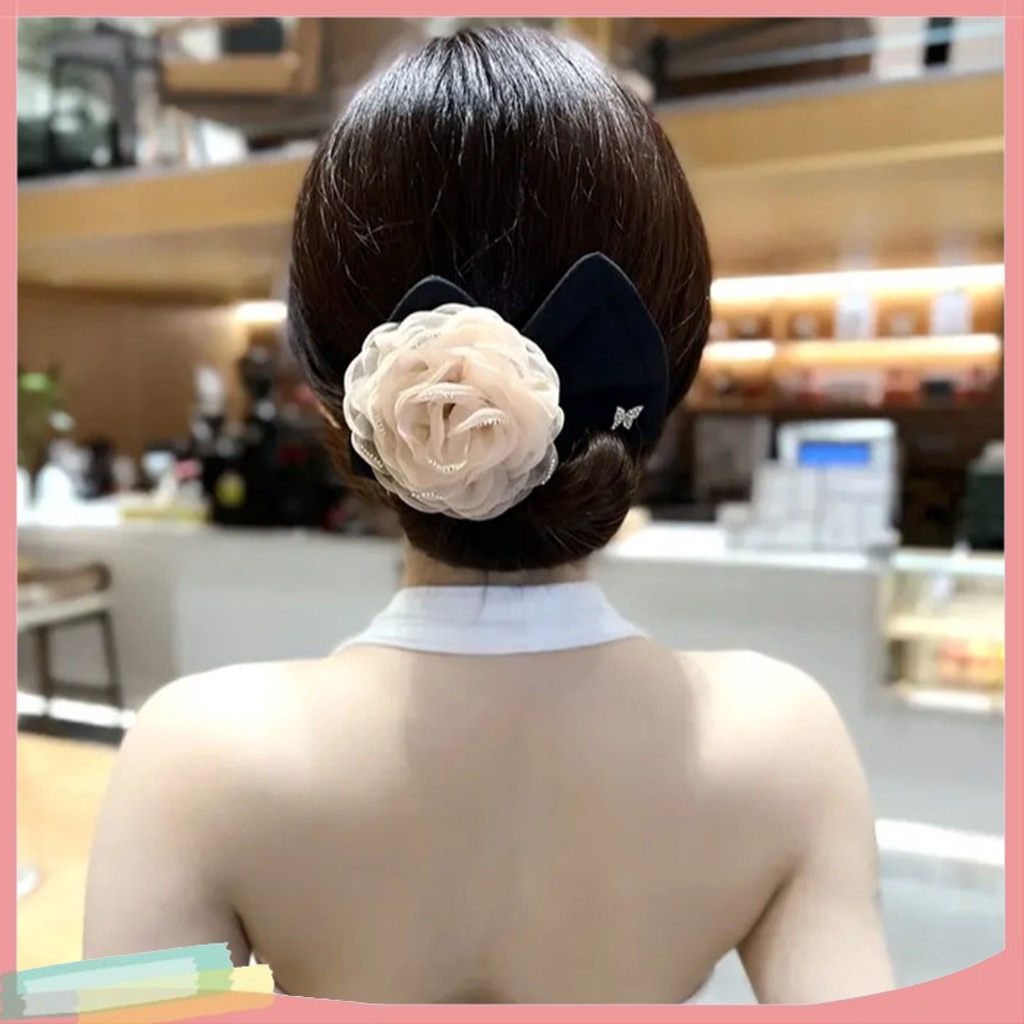 Kẹp Tóc Nữ Hình Con Bướm Đính Đá Nhân Tạo Thời Trang