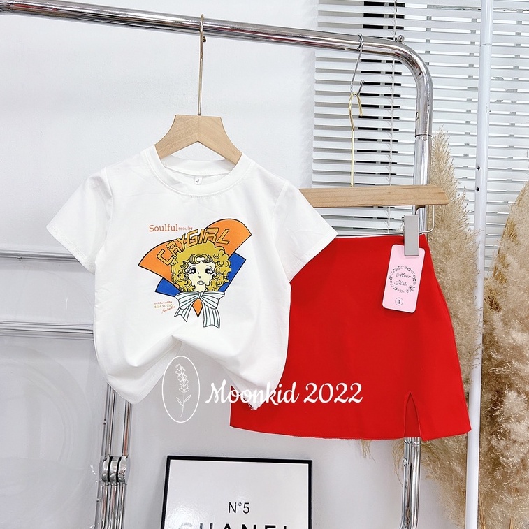 Bộ quần áo bé gái, Sét chân váy bé gái từ 10-22kg