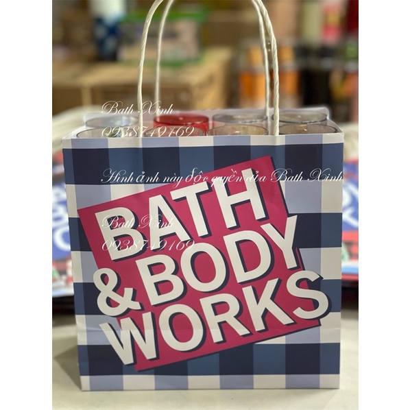 Túi giấy mẫu bath body works