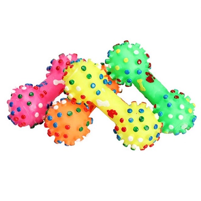 [THÚ CƯNG] XƯƠNG CAO SU GAI - ĐỒ CHƠI DÀNH CHO CHÓ,MÈO PET