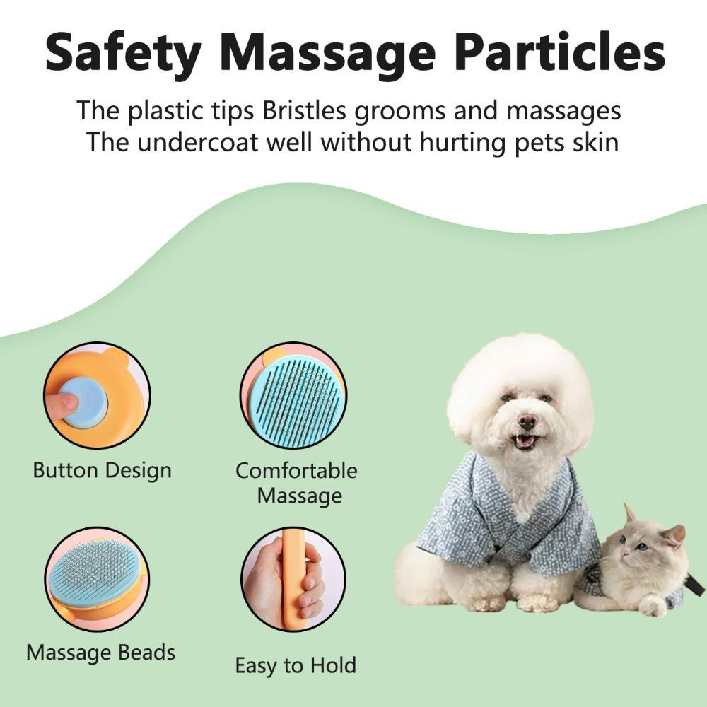 Lược Chải Lông Massage Làm Đẹp Cho Thú Cưng LAYOR1