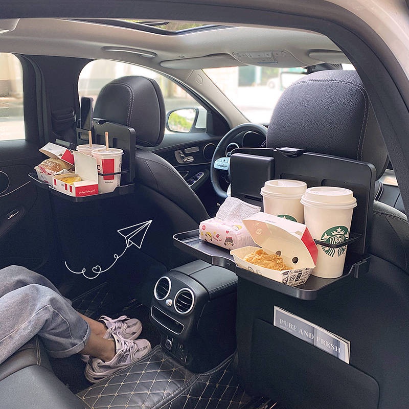 Bàn ăn đa năng cho ô tô thiết kế họa tiết xinh xắn dễ thương