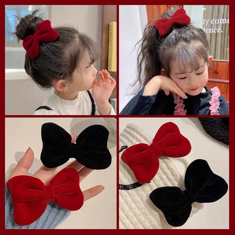 Kẹp Tóc Hàn Quốc Nơ Lông Phụ Kiện Thời Trang Cho Nữ AB224