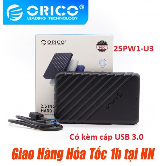 Hộp Đựng Ổ Cứng 2.5 inch SATA USB 3.0 Orico 2520U3 (Dùng cho HDD và SDD 2.5") - Bảo Hành 12 Tháng Đổi Mới