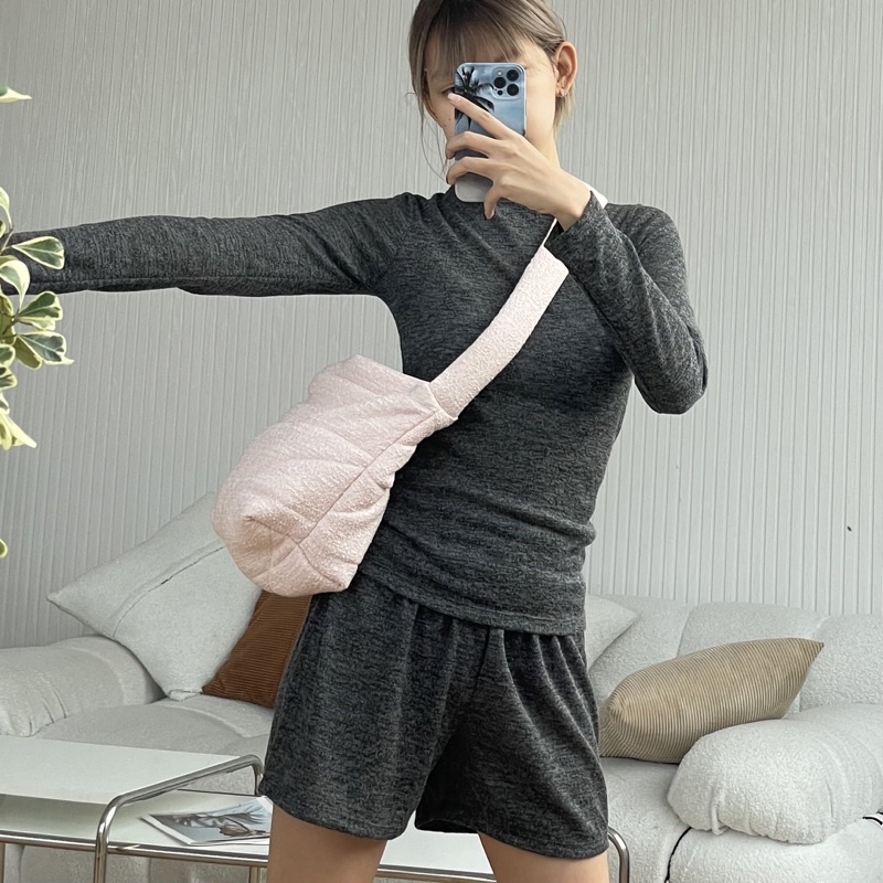 Long sleeve knit top - áo len cotton dài tay