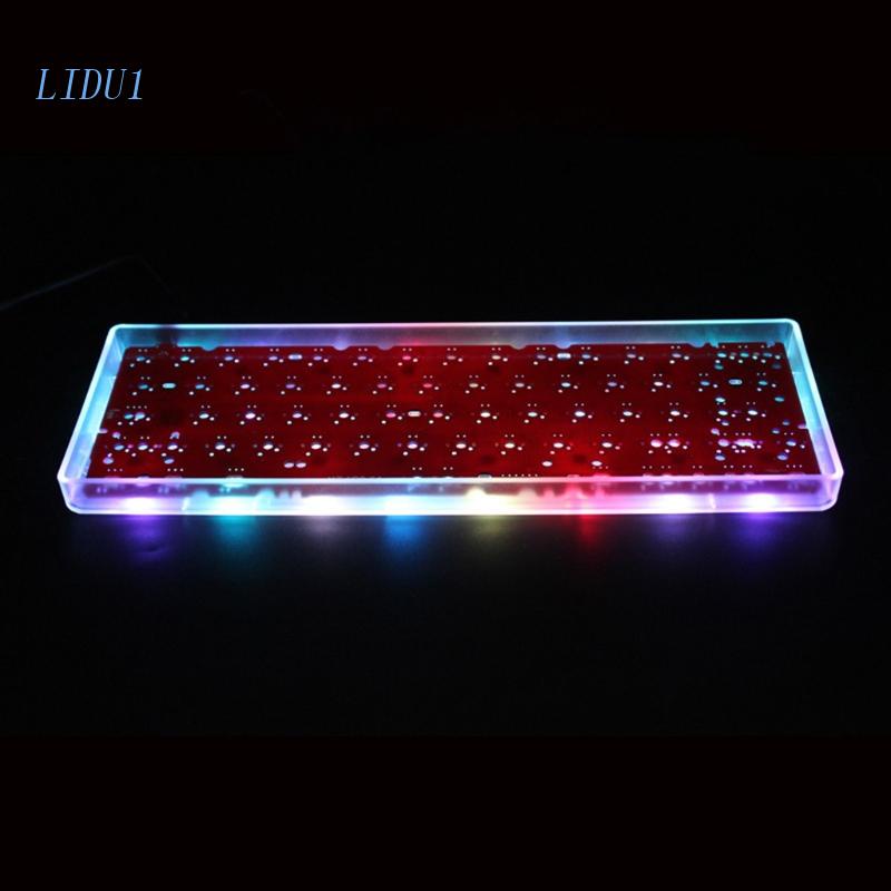 Ốp Nhựa Trong Suốt Bảo Vệ Bàn Phím Cơ Chơi Game LIDU1 GH60 60%