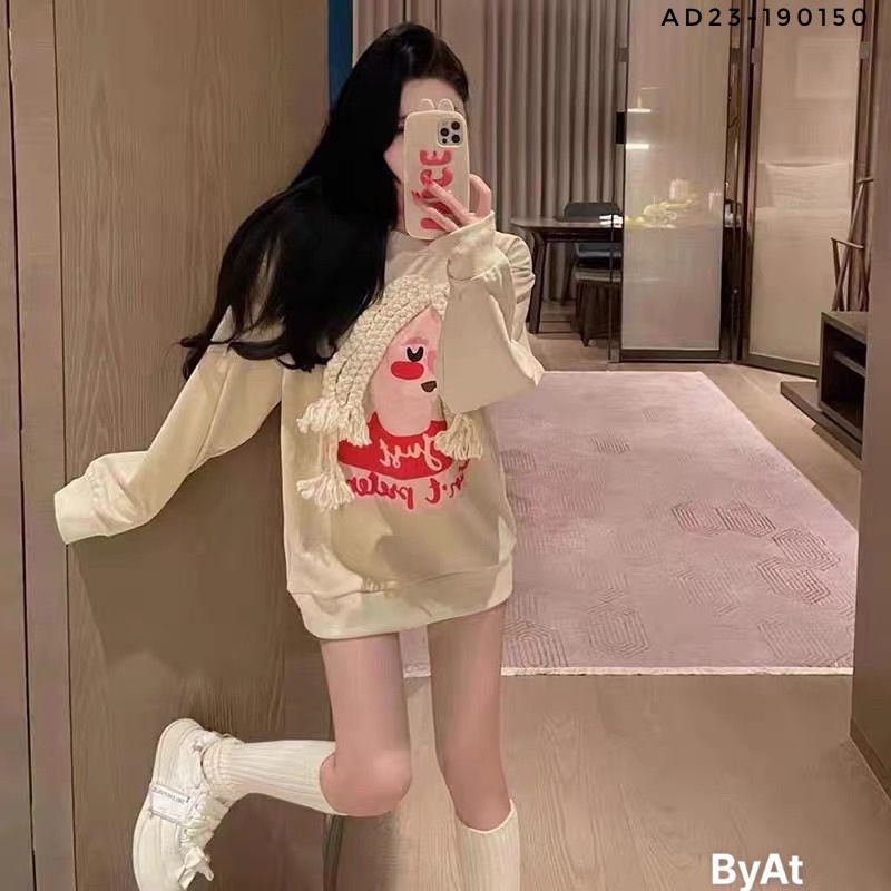 AD23 SALE Áo Nỉ Be Cho Con Bú