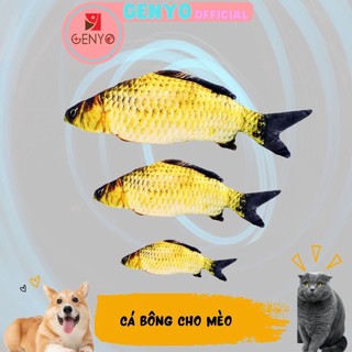 Cá đồ chơi cho mèo - Đồ chơi cá nhồi bông catnip cho mèo