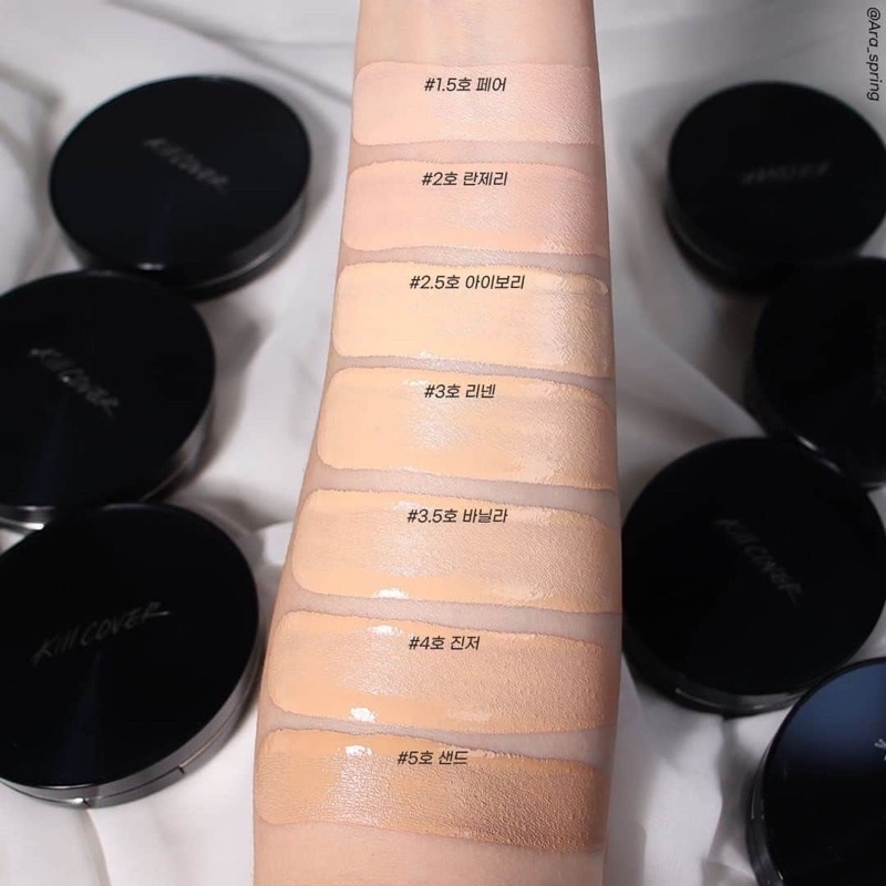 PHẤN NƯỚC CLIO KILL COVER FOUNWEAR CUSHION THE NEW SPF 50+PA++