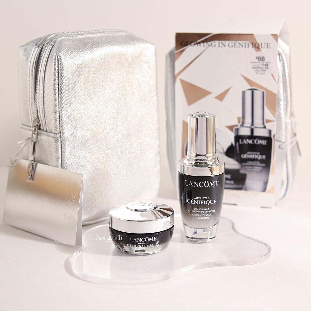 Set dưỡng da Lancome Glowing In Genifique 2Pc Set