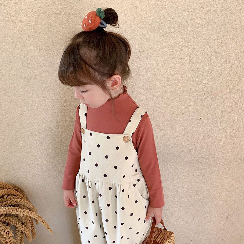 Áo Thun Dài Tay Cổ Lọ Hai Mặt Thời Trang Thu Đông Mới Cho Bé Gái