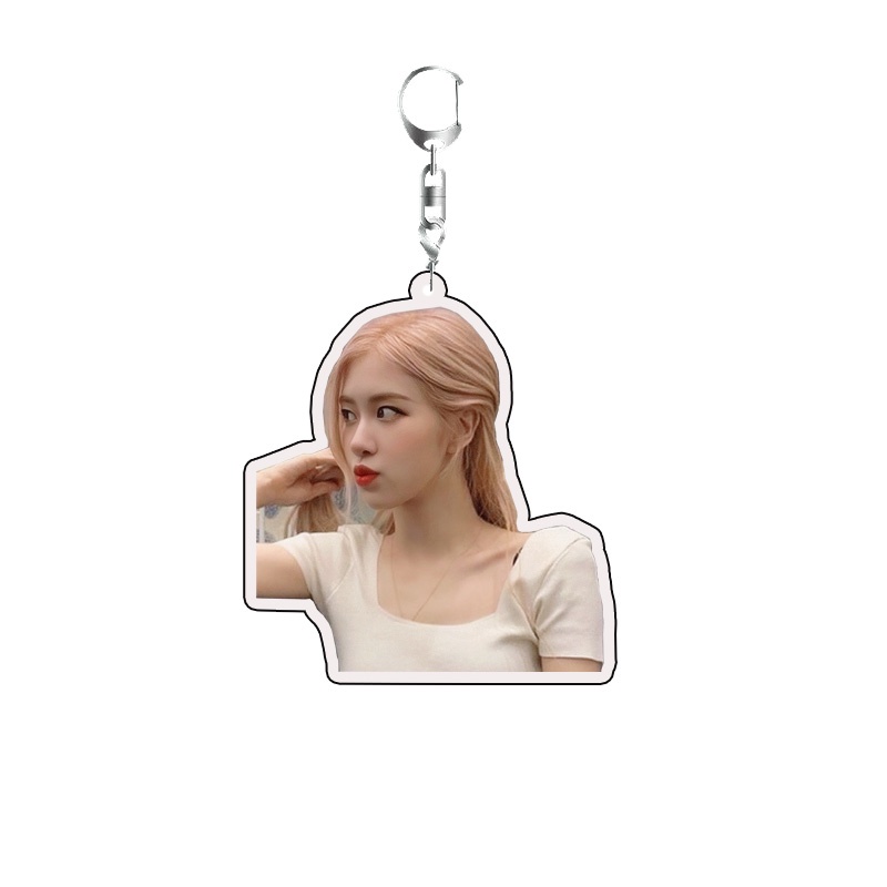 Móc Khóa Hoa Hồng Nhóm Nhạc BLACKPINK