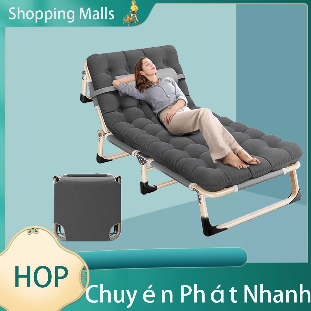 Ghế xếp ngủ thư giãn văn phòng gia đình khung hợp kim cao cấp-Được kiểm tra hàng khi nhận