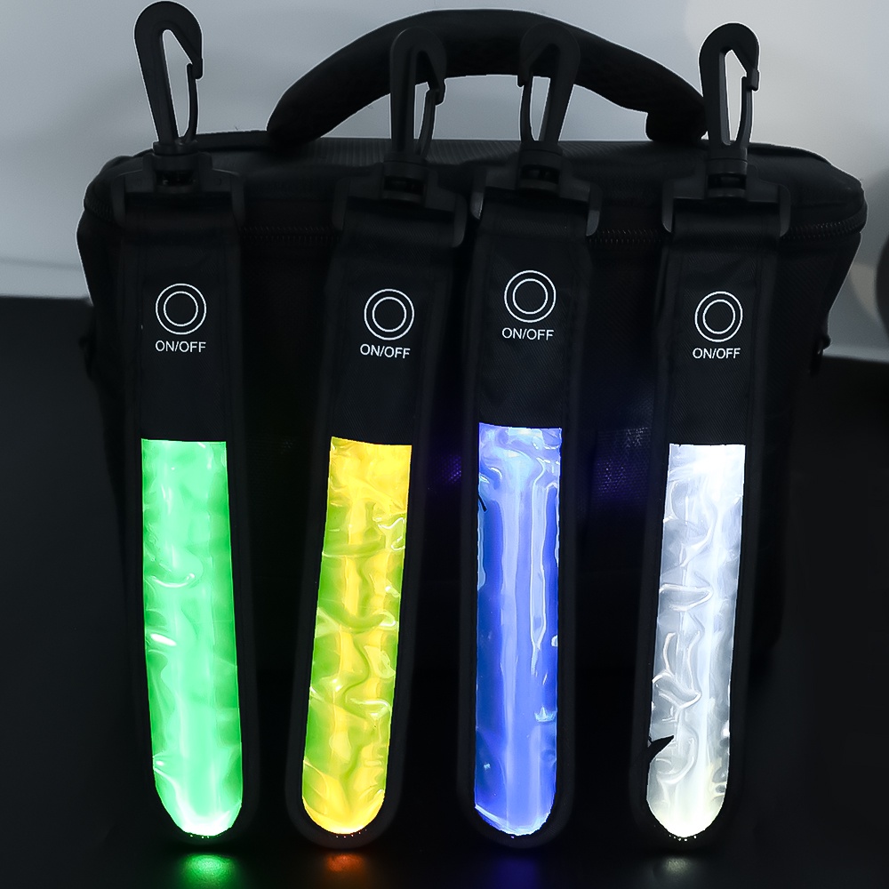 Dây Đeo Cổ Tay Gắn Đèn LED Phản Quang An Toàn Khi Chơi Thể Thao