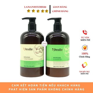 Cặp Dầu Gội Xả PAULLA Tái Tạo Và Phục Hồi Tế Bào Mầm Tóc [Cam Kết Bán Hàng Chính Hãng]  cặp 750ml