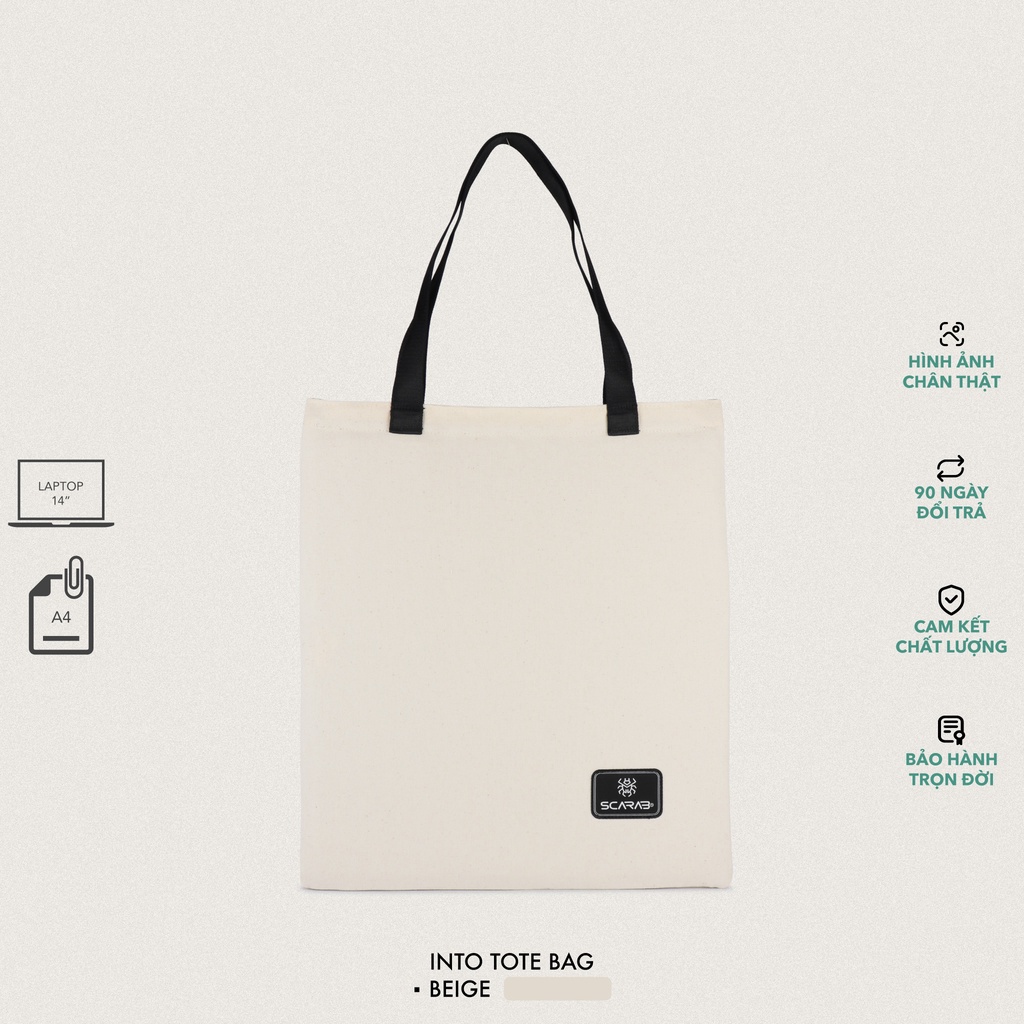 Túi Tote Vải SCARAB - INTO™ Tote Bag Unisex