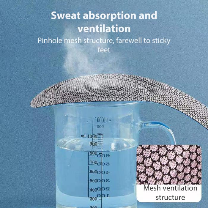 1 Cặp Đế Lót Giày Thể Thao Bằng Cao Su Non Kháng Khuẩn Thấm Hút Mồ Hôi