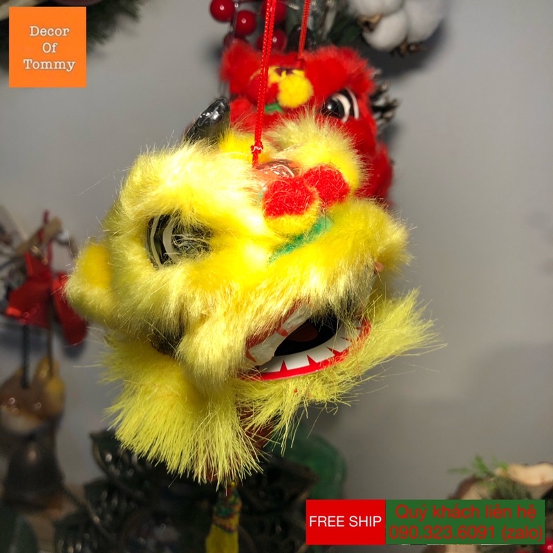 Đầu Lân trang trí Tết mang may mắn tài lộc cho năm mới