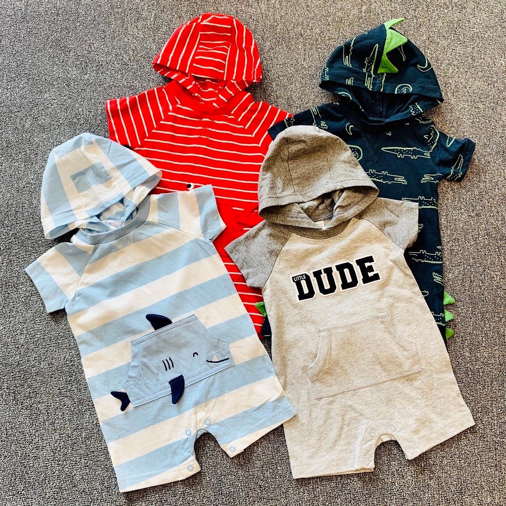 Body Romper Đùi Xuất Dư Loại B Hàng Tồn Lô/Lỗi Nhẹ Cho Bé 3-14kg - Giao Ngẫu Nhiên