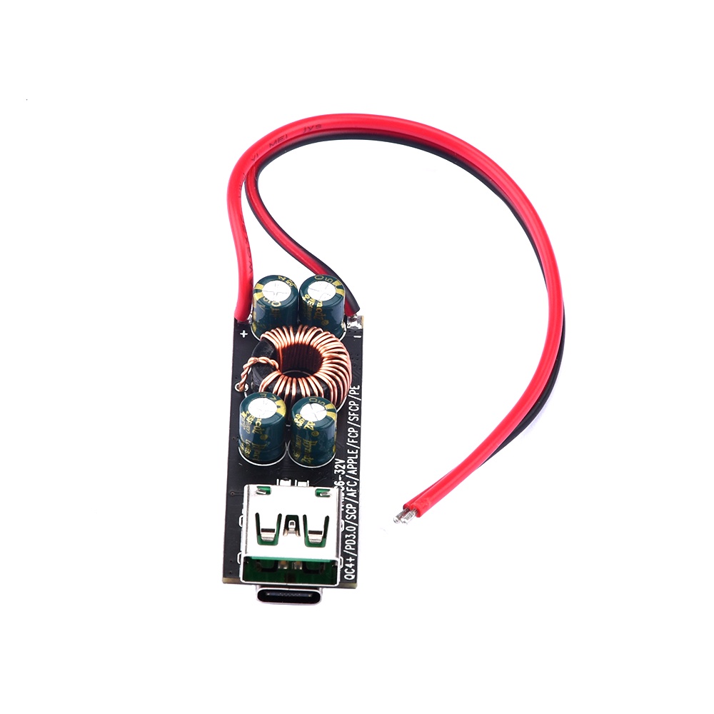 Bảng Mạch Chuyển Đổi Nguồn Điện Một Cổng DC6-32V Sang QC3.0