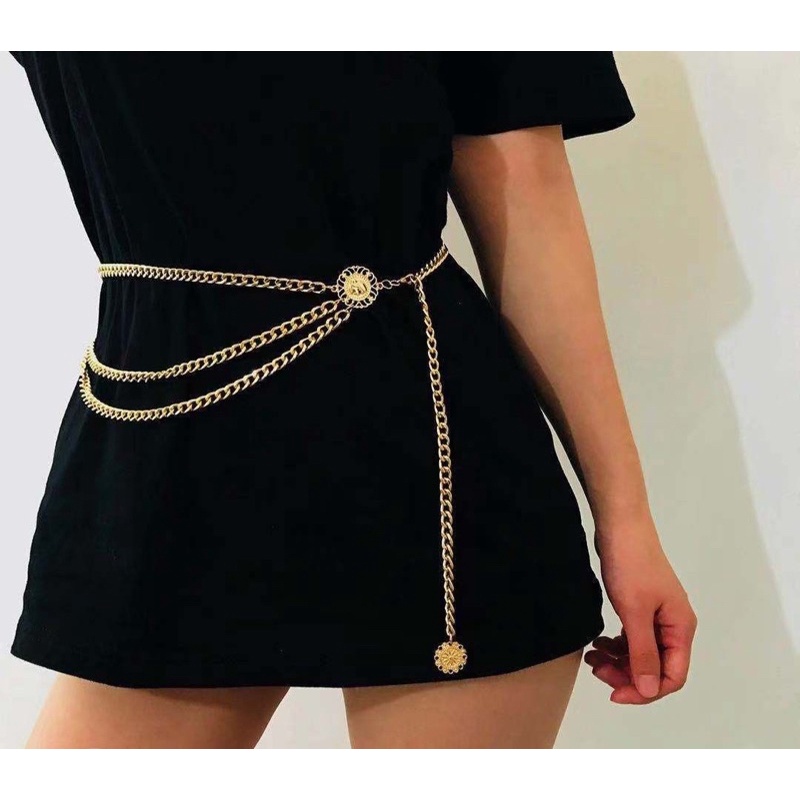 Thắt lưng dây xích Chane l hàng đẹp, Belt xích cao cấp video thật, ảnh thật chi tiết