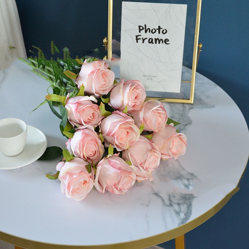 Hoa Hồng Giả Bungari Dài 50CM Hoa Giả Trang Trí Nhà Cửa, Quán Cà Phê, Decor Phòng, Phụ Kiện Chụp Ảnh
