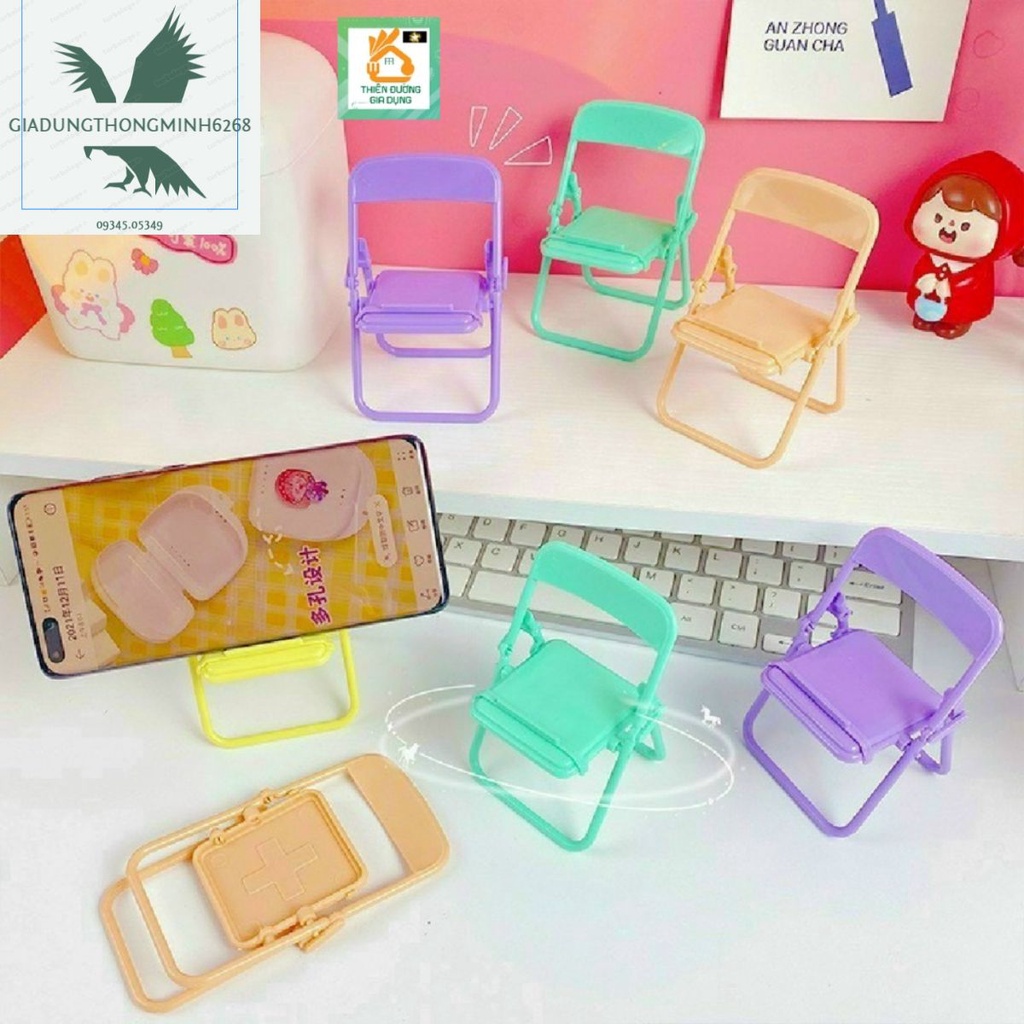 Gía đỡ điện thoại bằng ghế xếp siêu cute mẫu mới 💦𝒈𝒊𝒂𝒅𝒖𝒏𝒈𝒕𝒉𝒐𝒏𝒈𝒎𝒊𝒏𝒉𝟔𝟐𝟔𝟖💦