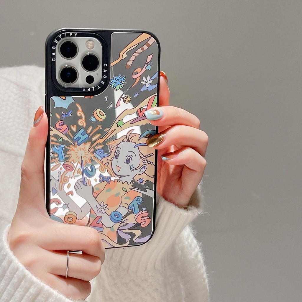 Ốp Điện Thoại Mặt Gương Thông Minh Cho iPhone14ProMax iP13Pro XS iPhone11 12Promax 13Promax 11 12 13 14