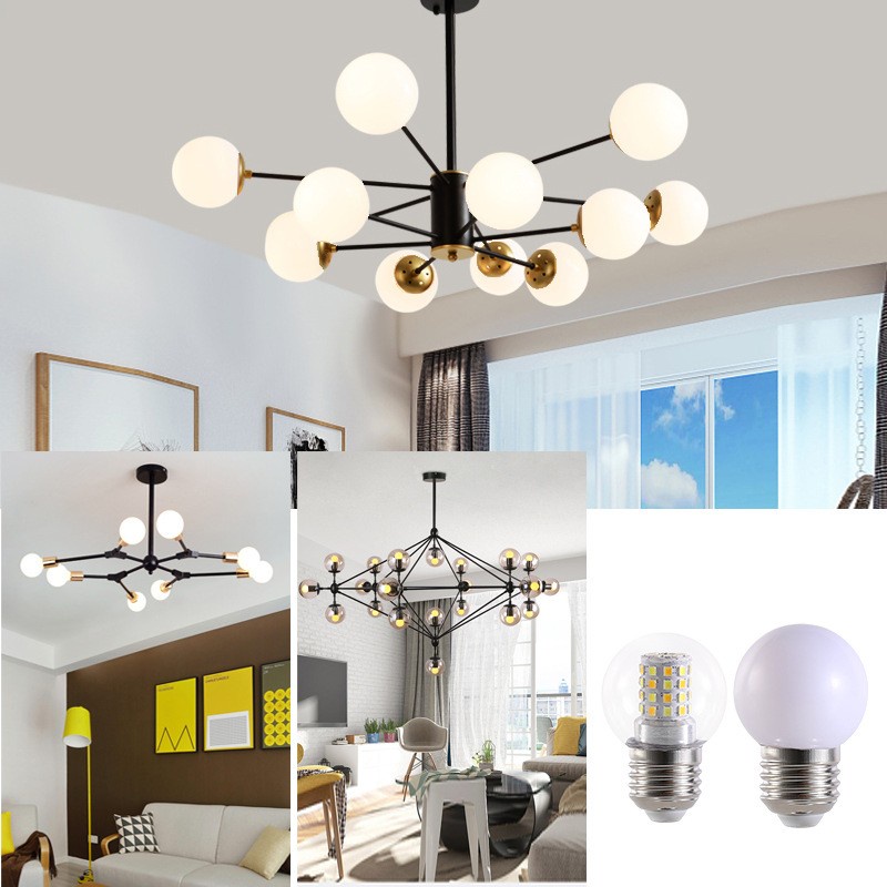 Bóng Đèn LED E27 220V G45 Hình Hạt Bắp Phong Cách retro