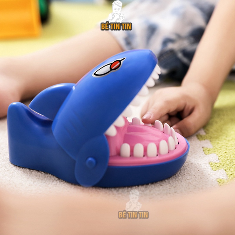 Đồ Chơi CÁ MẬP Cắn Tay CÓ LOA CÓ NHẠC / Đồ Chơi Cá Sấu Khám Răng Cho Bé - Đồ Chơi TinTin