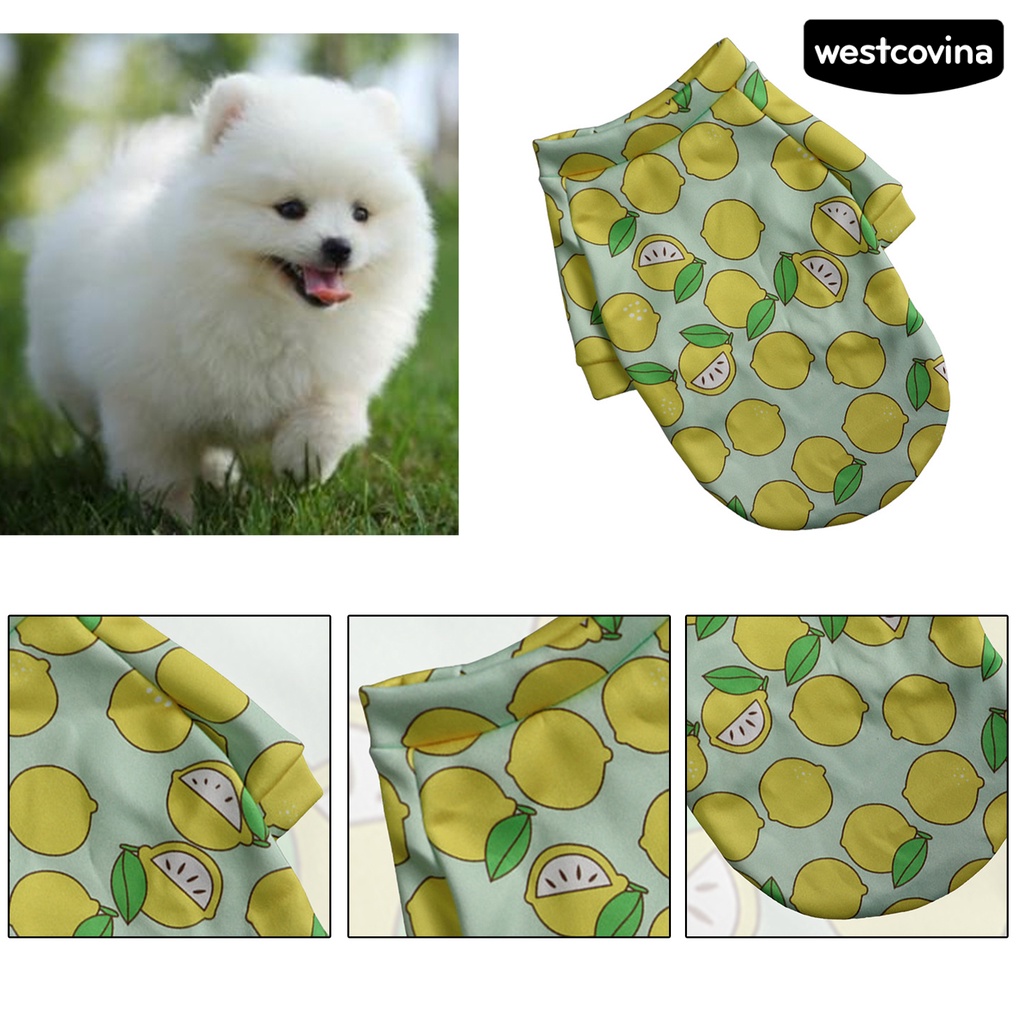 [COD]♘Trang Phục Giữ Ấm Cho Thú Cưng Họa Tiết Hoạt Hình Dễ Thương