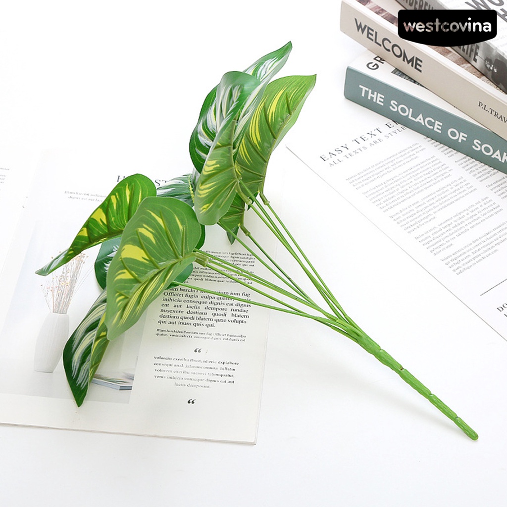 [WEST]⚘Cây Cảnh Nhân Tạo Sống Động Không Phai Màu Dễ Dàng Chăm Sóc Trang Trí Tường DIY Lưng