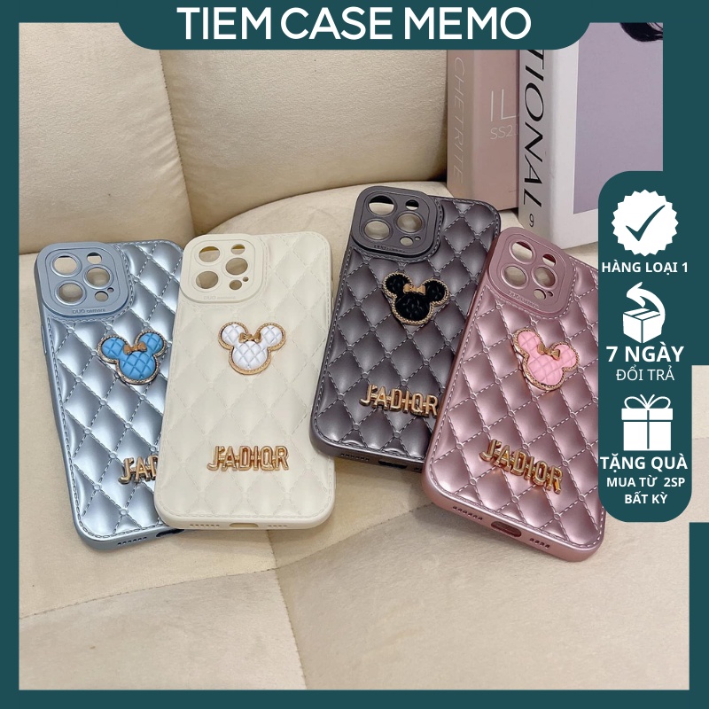 Ốp Lưng Iphone Quả Trám Gắn MICKEY 6/6plus/7plus/8plus/x/xs/Xsmax/11/11pro/11promax/12/12promax/13/13promax/14/14promax