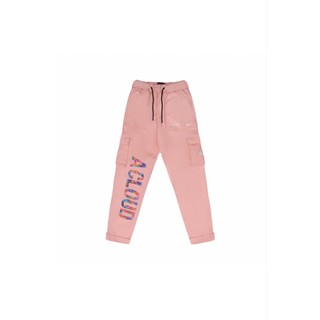 5theway /floral youth/ khaki pant in pink aka quần kaki màu hồng