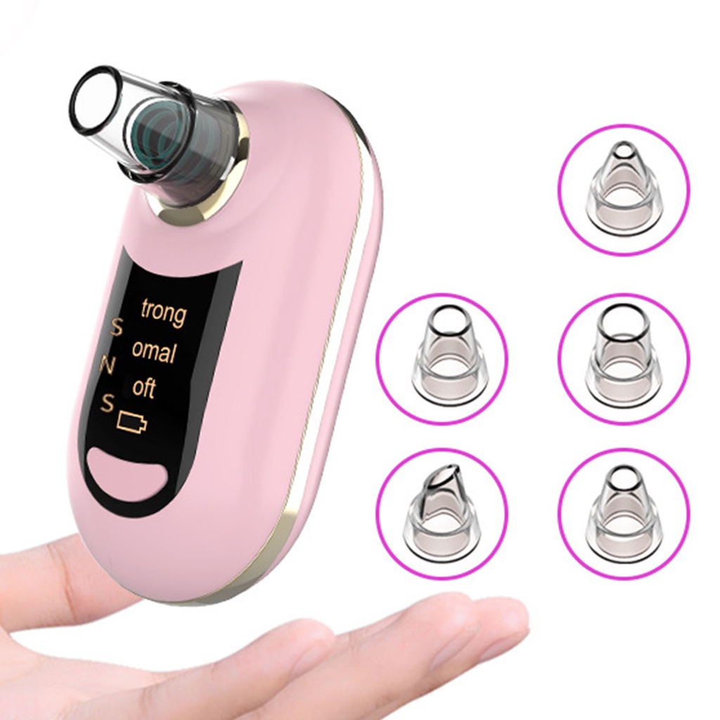 [Hàng Sẵn] Máy Hút Mụn Đầu Đen Mini Cầm Tay 3 Chế Độ Làm Sạch Sâu Lỗ Chân Lông【Texas053】