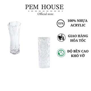 Bình Hoa Nhựa Trong Nhiều Size