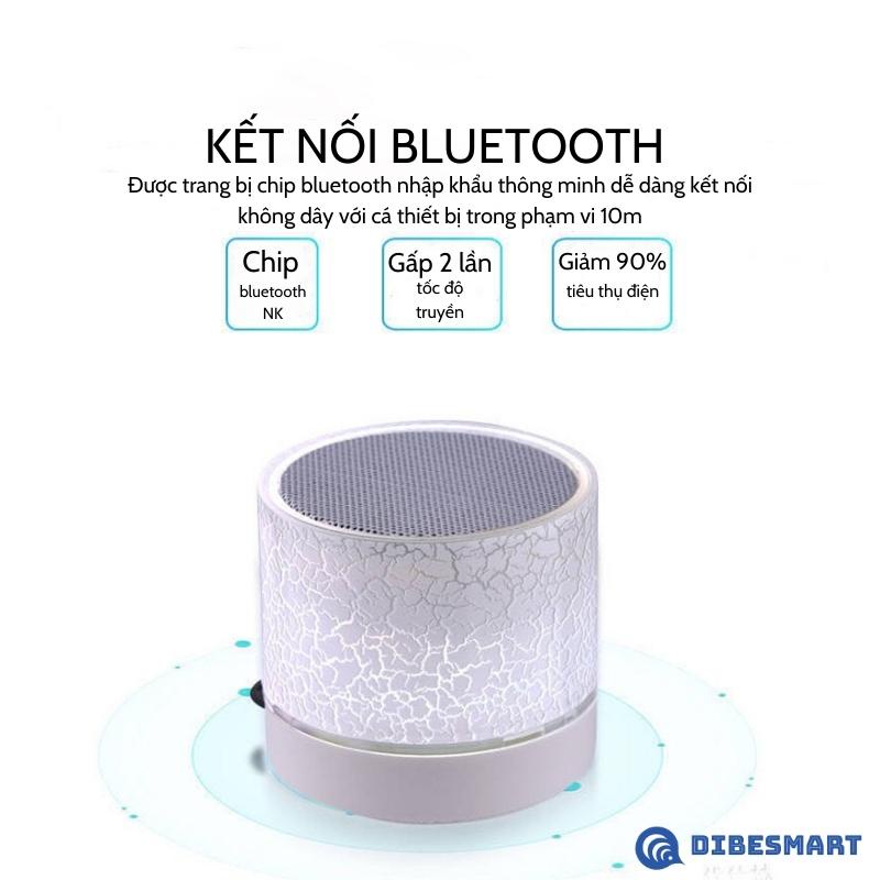 Loa bluetooth mini DIBESMART, không dây, nghe nhạc, giá rẻ, công nghệ blutooth 5.0