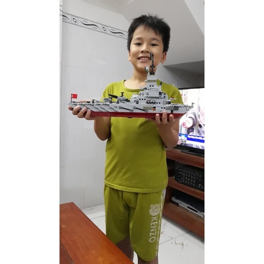 Bộ đồ chơi lắp ráp xếp hình Tàu Chiến Hạm 1000+ mảnh chi tiết