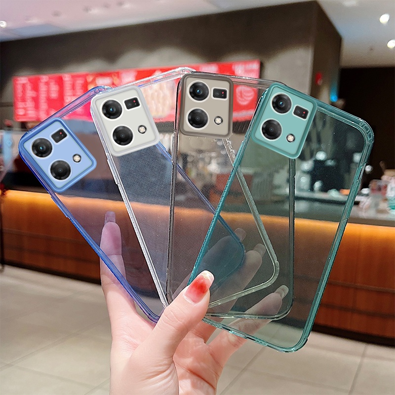 Ốp Điện Thoại Silicon TPU Mềm Trong Suốt Cho OPPO A17 / 77S / 57 4G / 77 5G / 96 / 76 / 16 / 16K / 16E / 15 / 15S / 53 / 9 / 5