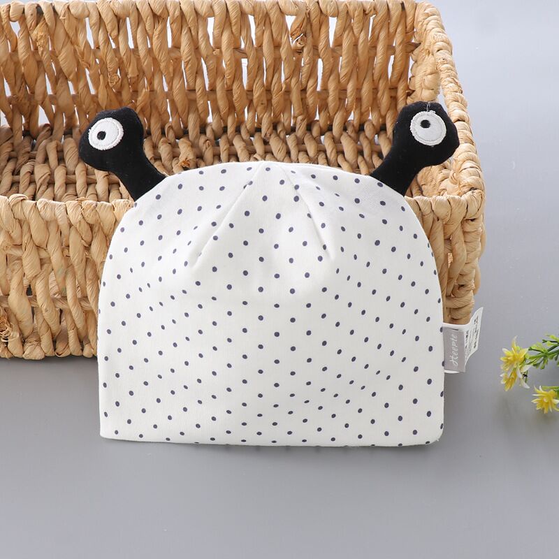 Mũ Cotton Mềm Mại Bảo Vệ Tai Dễ Thương Cho Bé 0-3 Tháng Tuổi