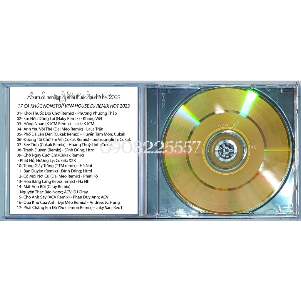 CD NONSTOP DJ KHÓI THUỐC ĐỢI CHỜ VINAHOUSE REMIX